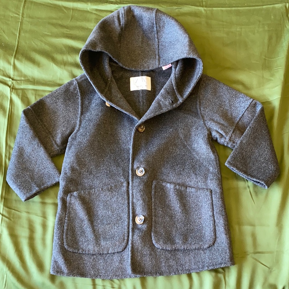 ZARA Hooded Wool Jacket